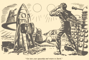 scene from The Dalek World comic