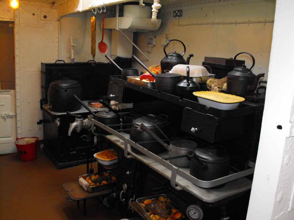 Photo of HMS Caroline Galley
