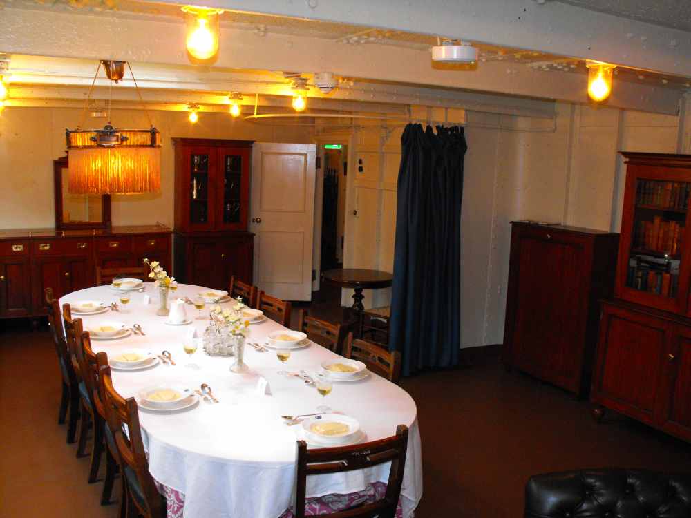 Photo of HMS Caroline Officers mess